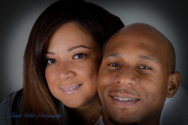 Headshot of couple by Frank White Photography